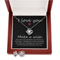 Love Knot Necklace & Earring set