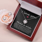 Love Knot Necklace & Earring set