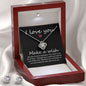 Love Knot Necklace & Earring set