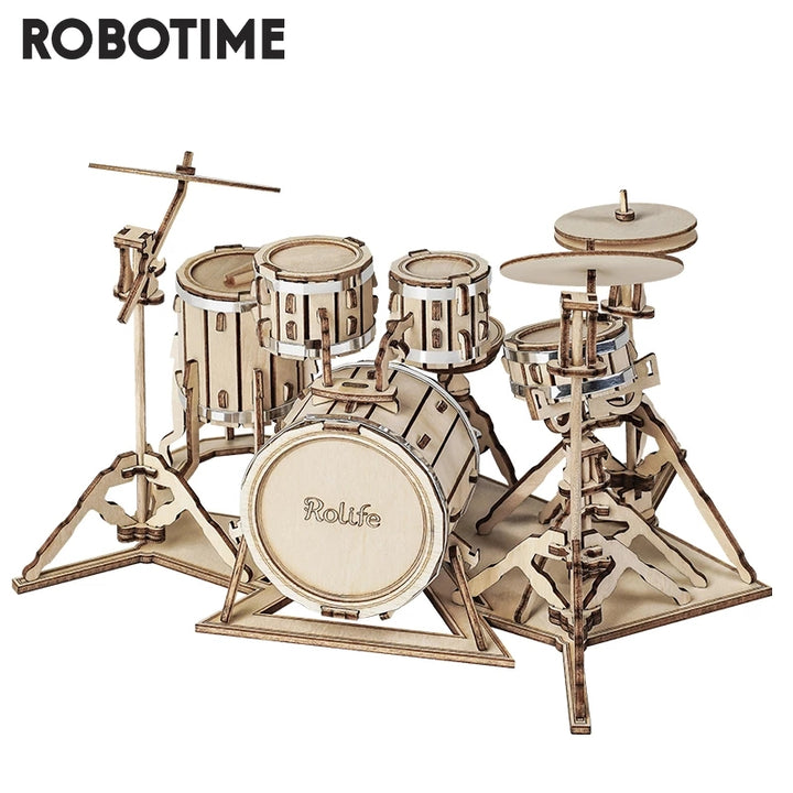 Rock Out with 3D Musical Wooden Puzzles