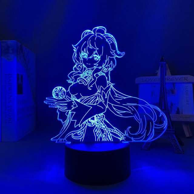 Genshin Impact Night Light 3D Illusion