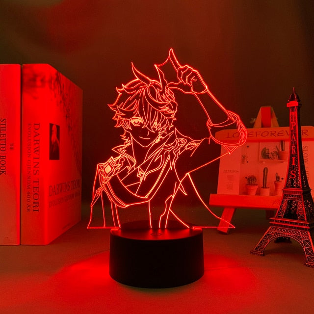 Genshin Impact Night Light 3D Illusion