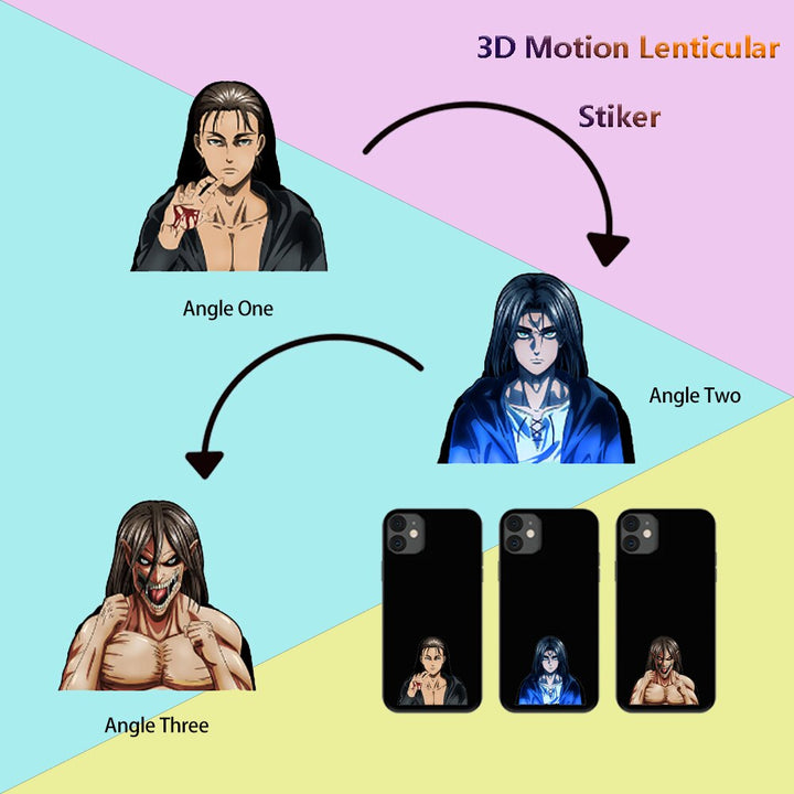 Mini 3D Motion/Moving Anime Stickers